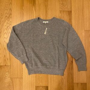 Madewell 100% merino wool grey sweater | size XS | NWT